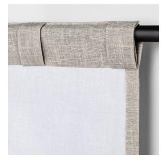 84" Fresno Curtain Panel Pebble - Hearth &
Hand'™' with Magnolia - Picture 5 of 5